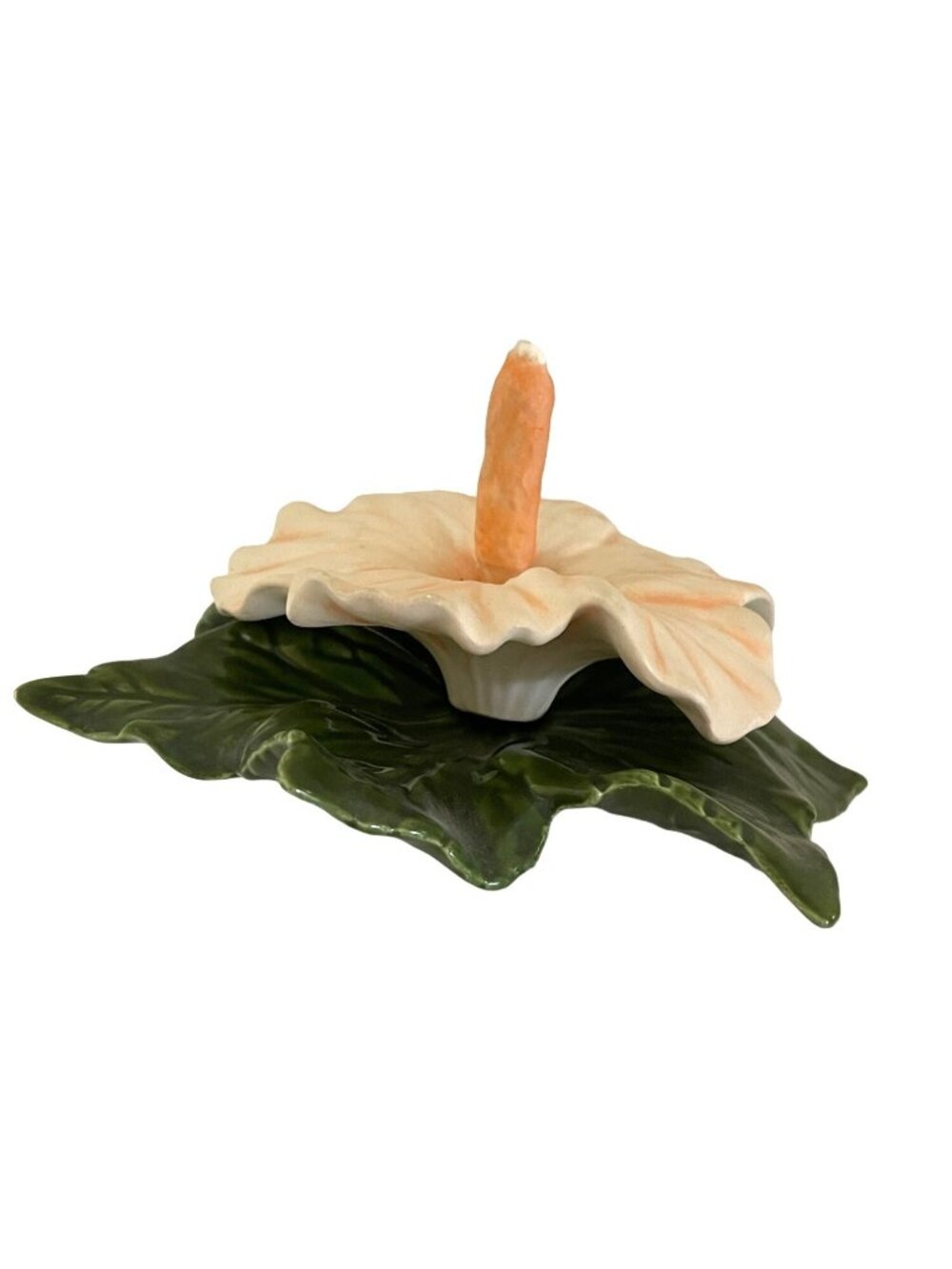 Vintage Jamar Mallory 1970s Hibiscus Ceramic Flower Hawaiian Tropical Retro Tiki - Picture 5 of 10